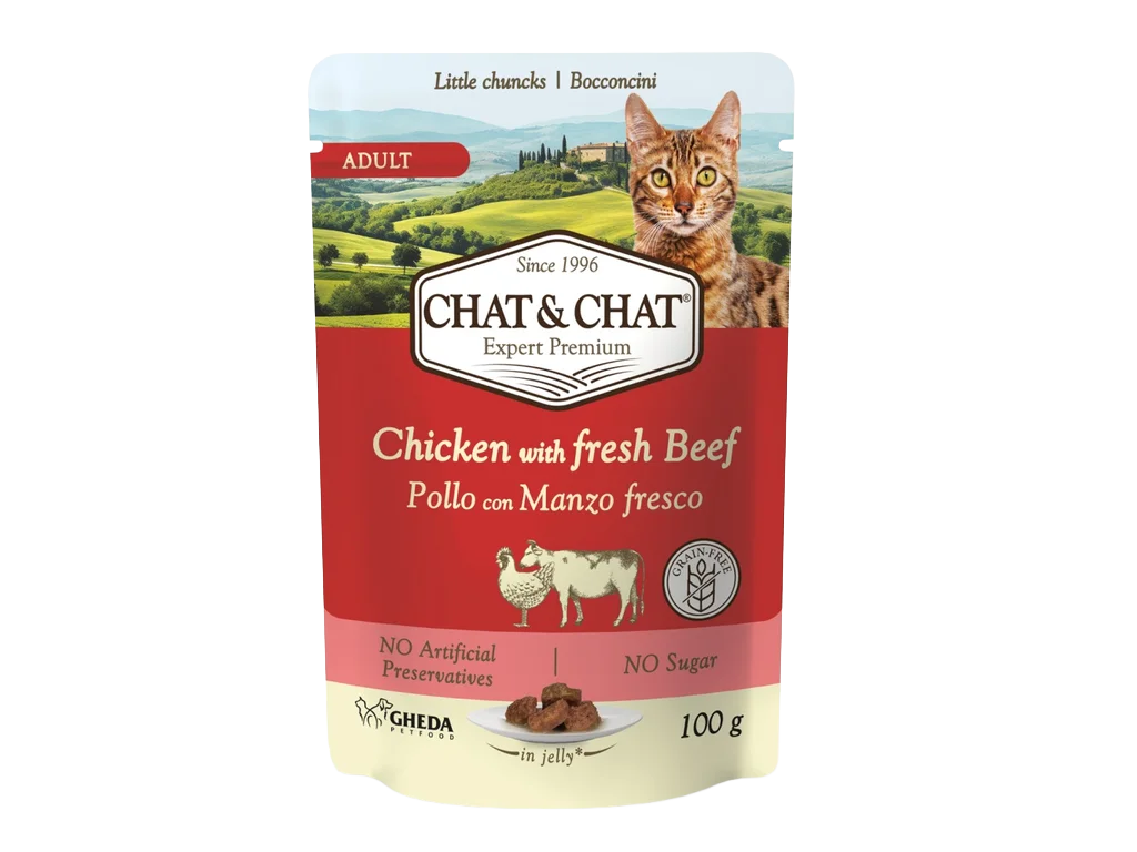 Chat&Chat Chicken with Beef