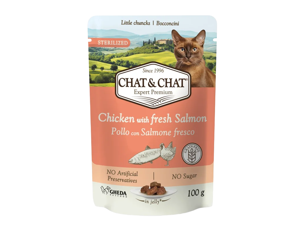 Chat&Chat Chicken with Salmon
